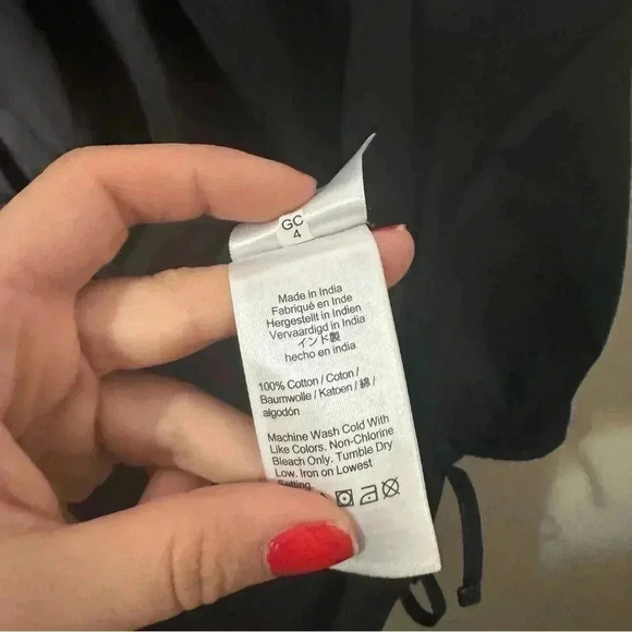 NWT J CREW poplin shirt dress XS - Picture 5 of 5